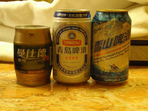 台湾の缶ビール
